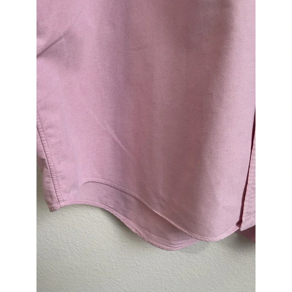 Polo Ralph Lauren Mens Button Pink Shirt Oxford Pony Logo Big Size XL